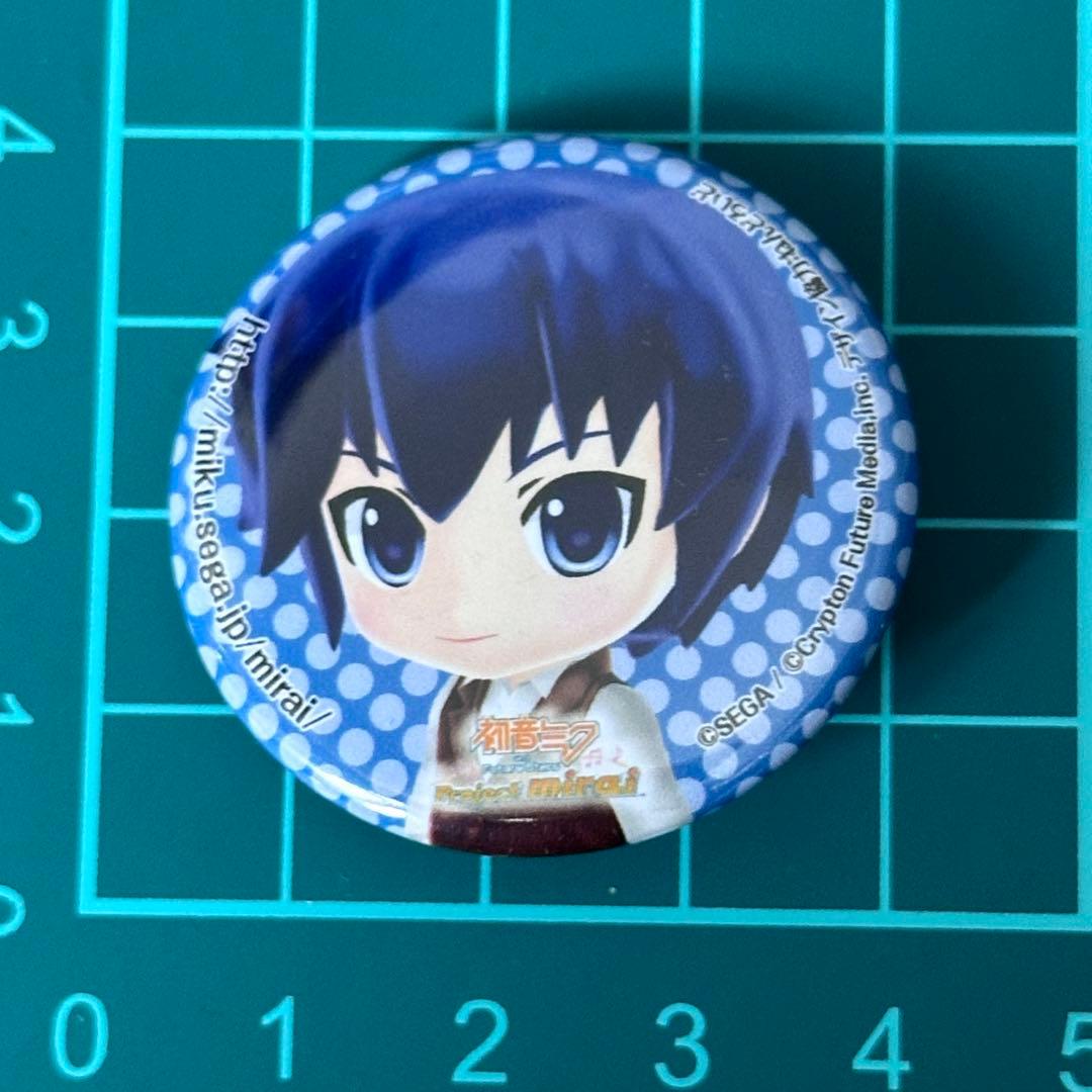 ボーカロイド初音ミク projectmirai バッジ　KAITO ねんどろいど