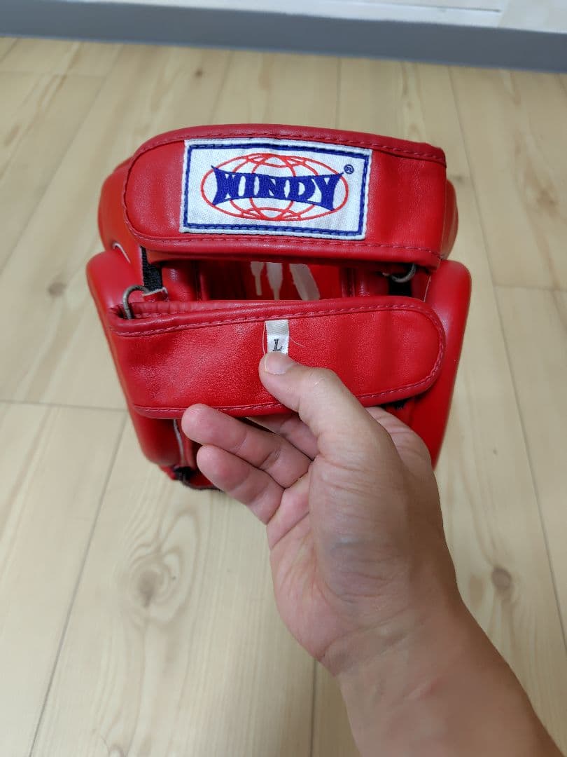 R*Y様 WINDY ヘッドギア レッド Lサイズ