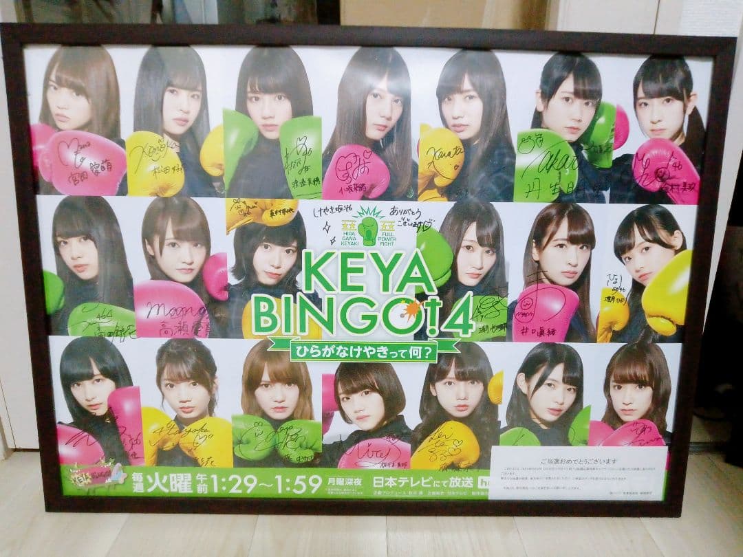 日向坂46(旧けやき坂46) 直筆サインポスター