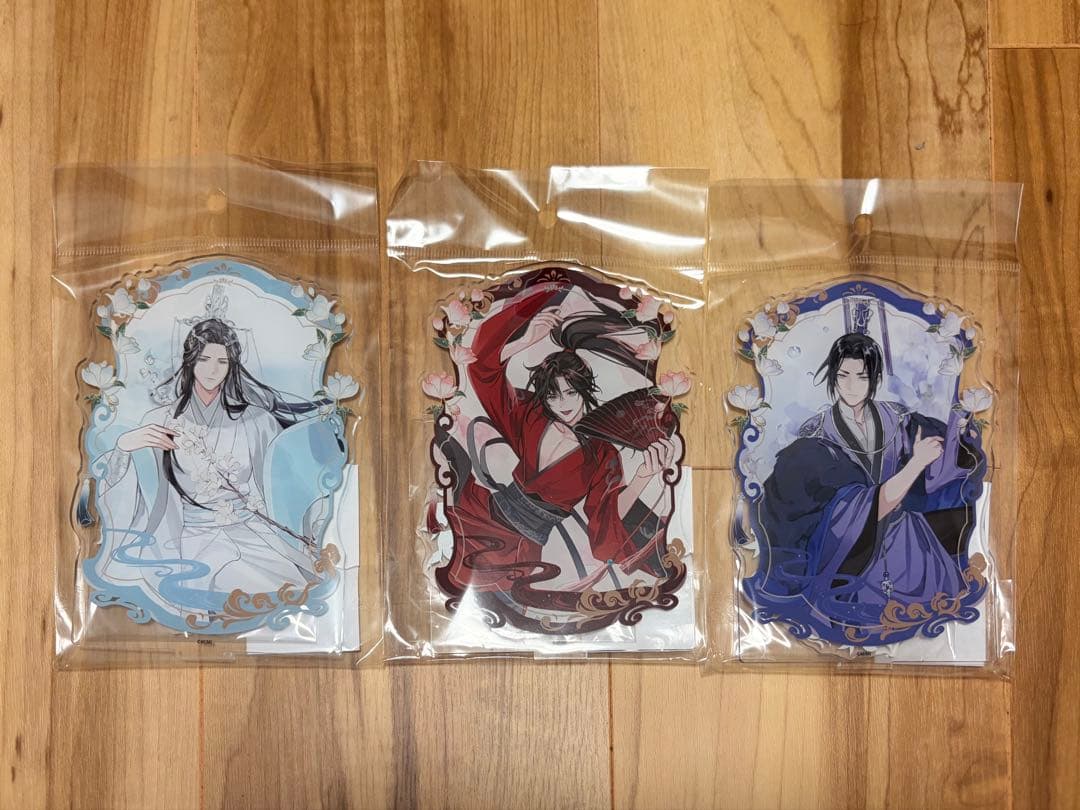 魔道祖師　飛花甘露　アクリルスタンド藍忘機、魏無羨、江澄