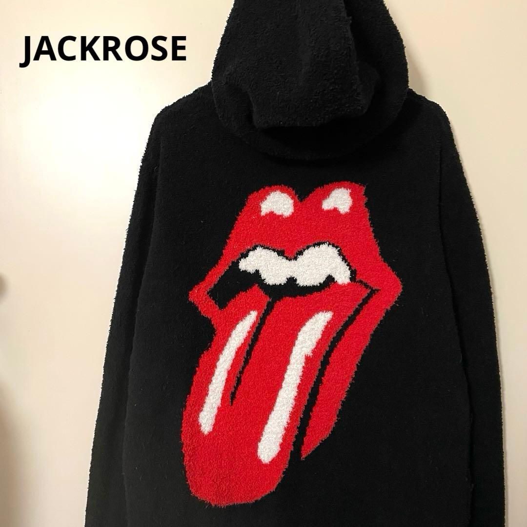 JACKROSE ローリングストーンズ ニットパーカー