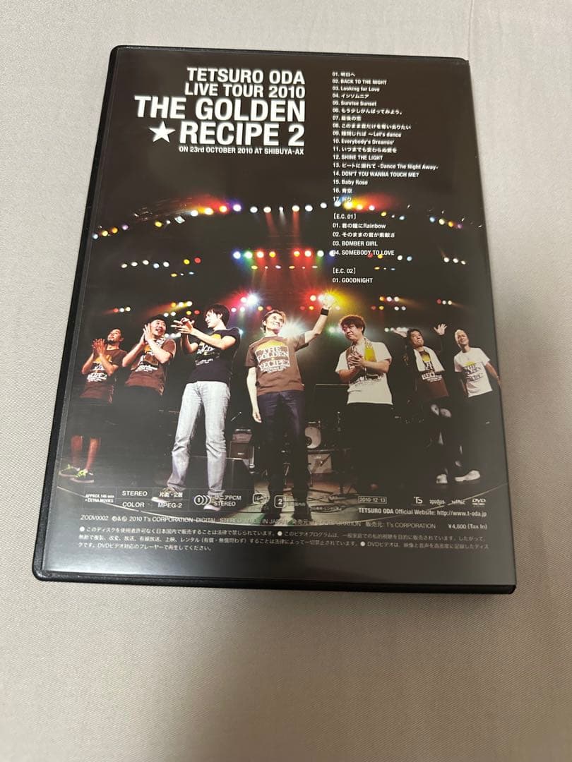 織田哲郎 TETSURO ODA LIVE TOUR 2010 DVD