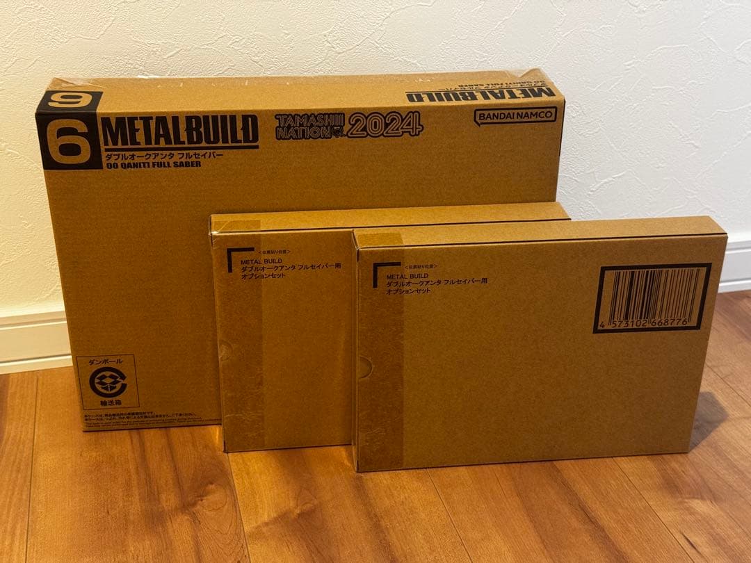 L BUILDダブルオークアンタ フルセイバー 本体+オプション2個