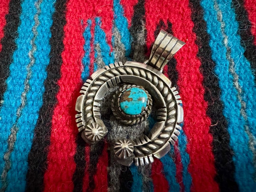 最終 デルバートバンデバー ナジャペンダントトップ ターコイズマウンテン ナバホ