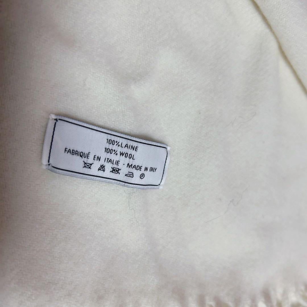 AMI PARIS マフラー 白 ハートAロゴ アミパリス ホワイト