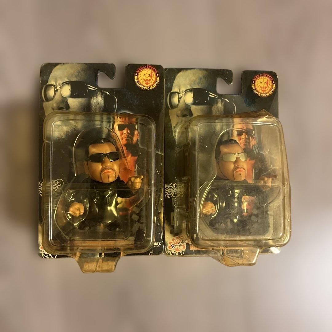 新日本　プロレス　蝶野正洋　hao フィギュア 黒 シルバー セット激レア893