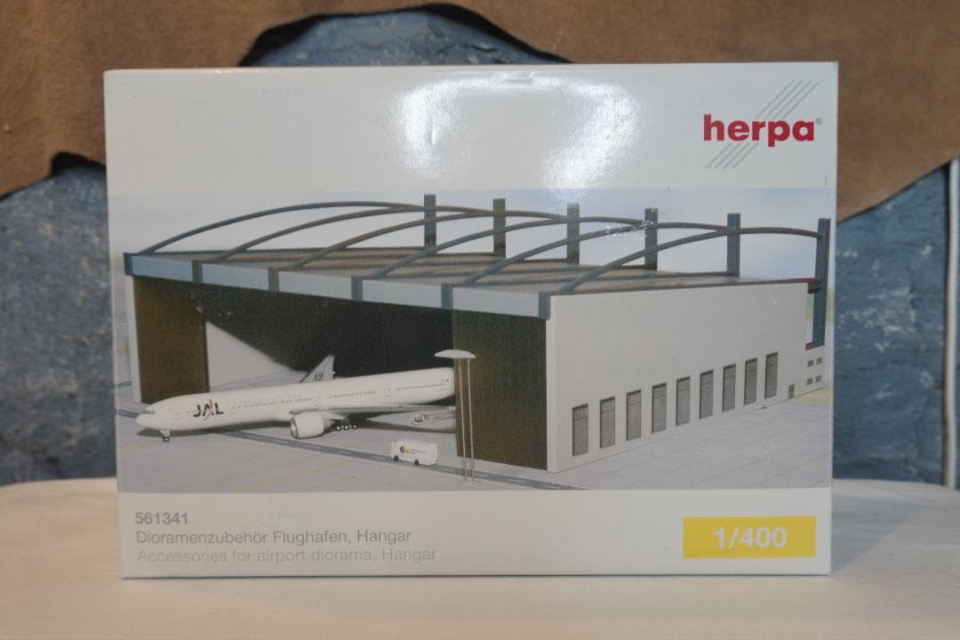 ◉ herpa / ヘルパ ◉ 空港ジオラマ アクセサリー ハンガー 格納庫