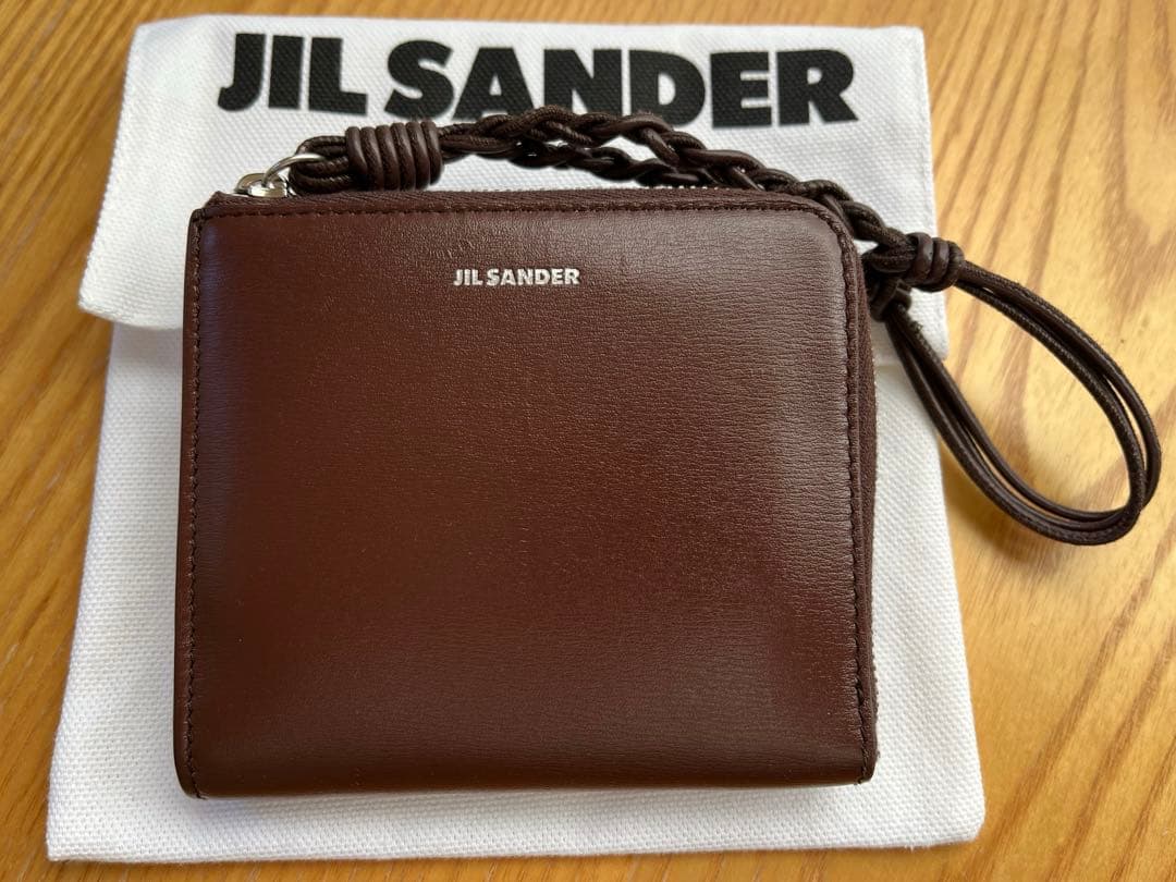 【美品】【再値下げ】JIL SANDER ブラウン 財布