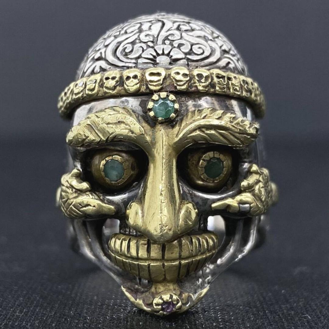 ZOCALO Tibetan Monk Skull Ring 24号