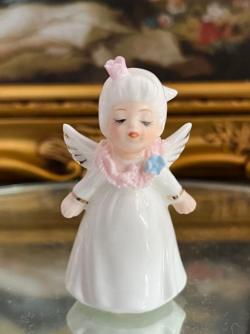 天使の陶器置物　7体セット　　　　加藤工芸