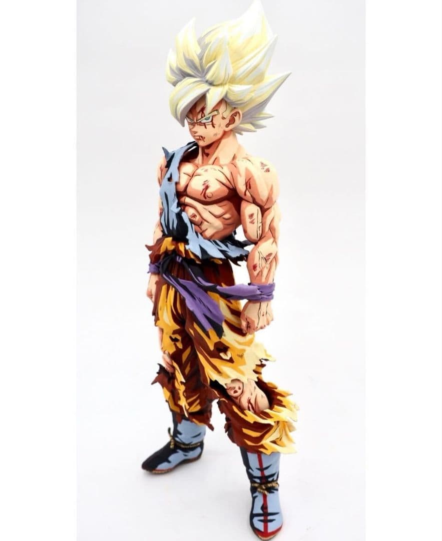 ドラゴンボールSMSPフィギュアスーパーサイヤ人孫悟空　ニ次元彩色　リペイント