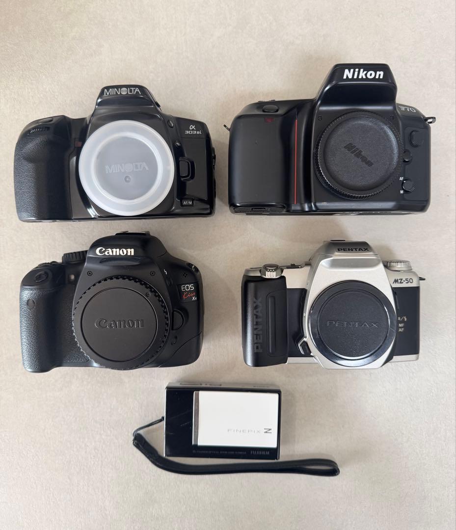【まとめ売り】 デジタル一眼レフカメラ×4点+デジタルカメラ×1点