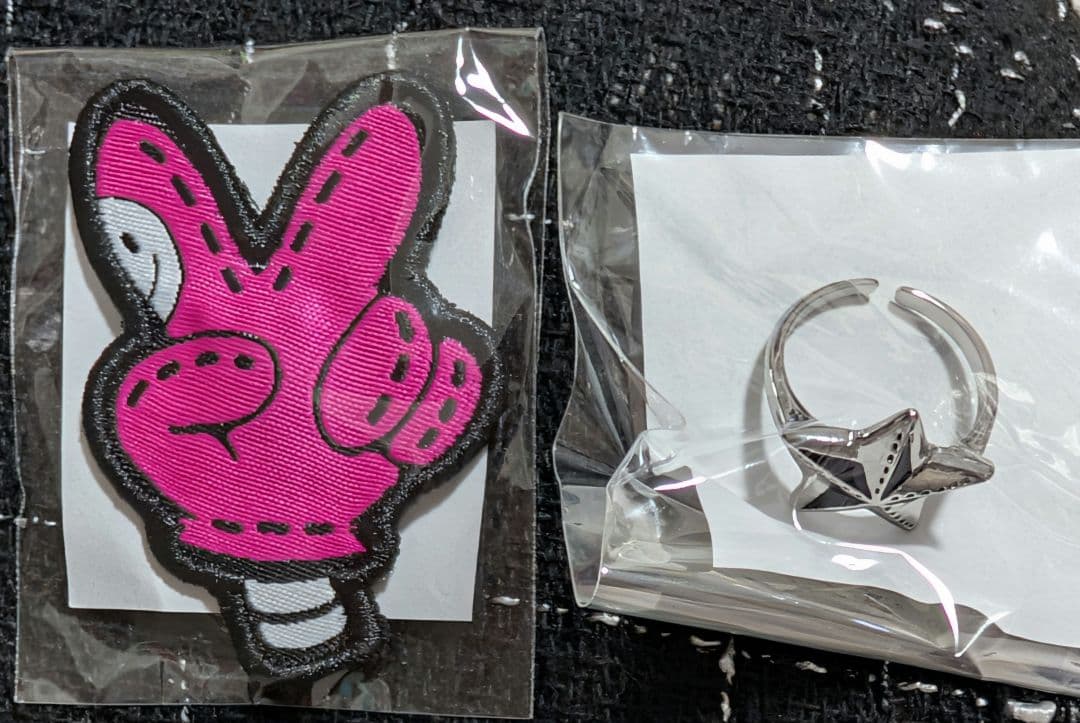 LiSA PATCH WALKツアー ガチャ ワッペン リング