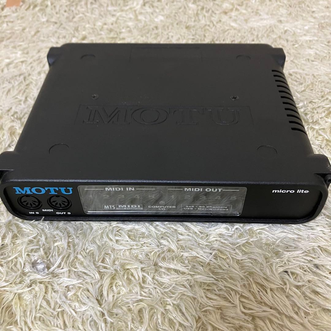 【レア】MOTU micro lite （MIDIインターフェイス）