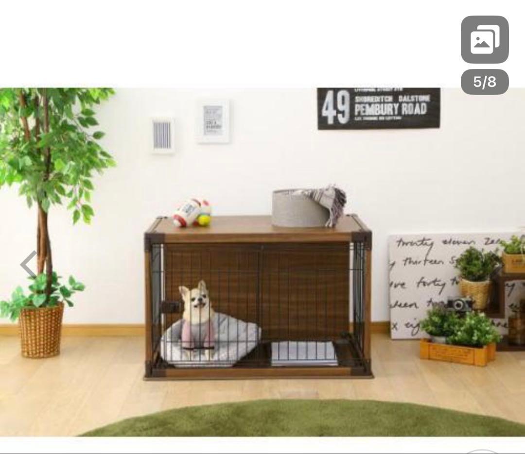 アイリスオオヤマサークル PIWS-960 ゲージ　犬用　ドーム型ベッド付き