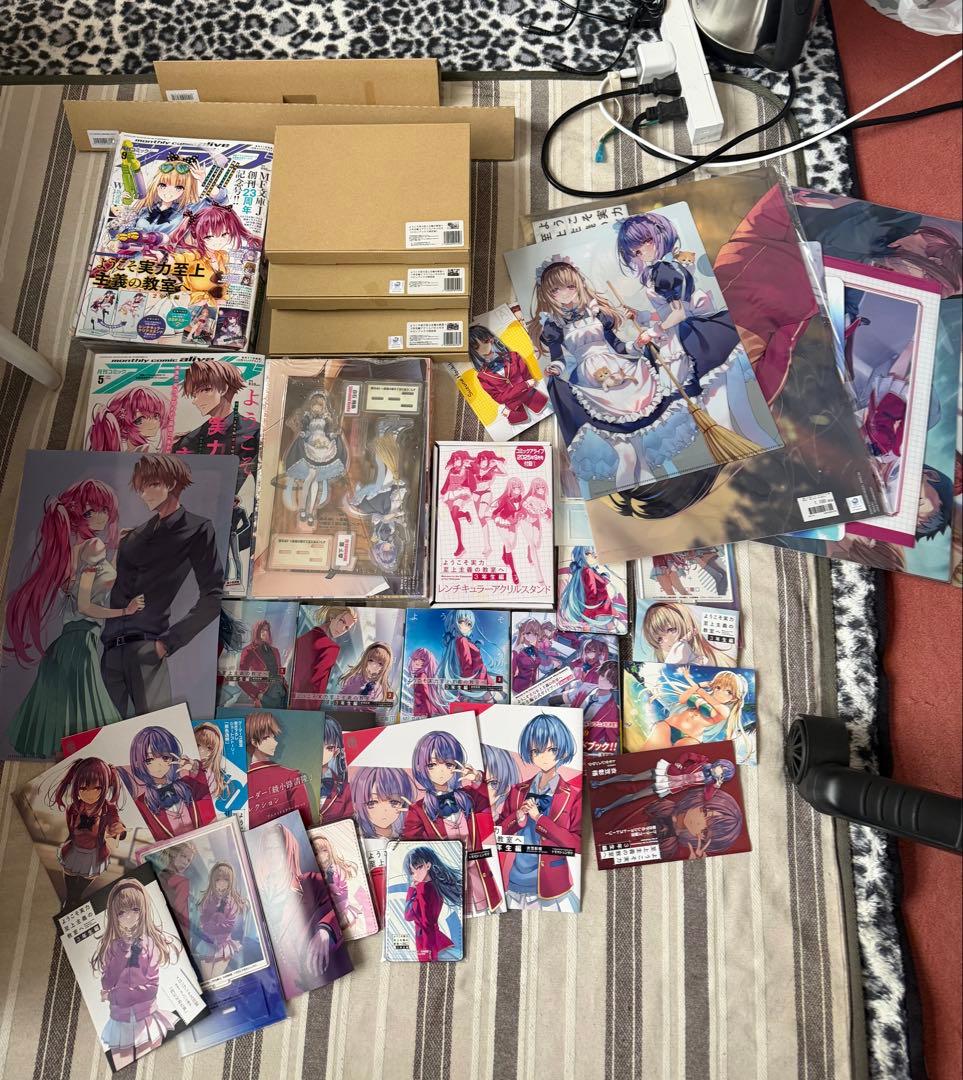 ようこそ実力至上主義の教室へ　小説　1巻〜3巻　店舗特典　初版　公式ガイドブック