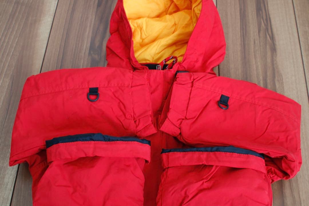 美品 ノースフェイス スキーウェア キッズ 90cm 赤 ジャンプスーツ ツナギ