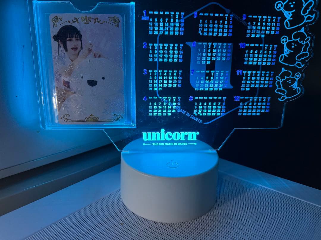 UNICON 文山雪華選手ライブカード　LEDアクリルスタンド カレンダー付き