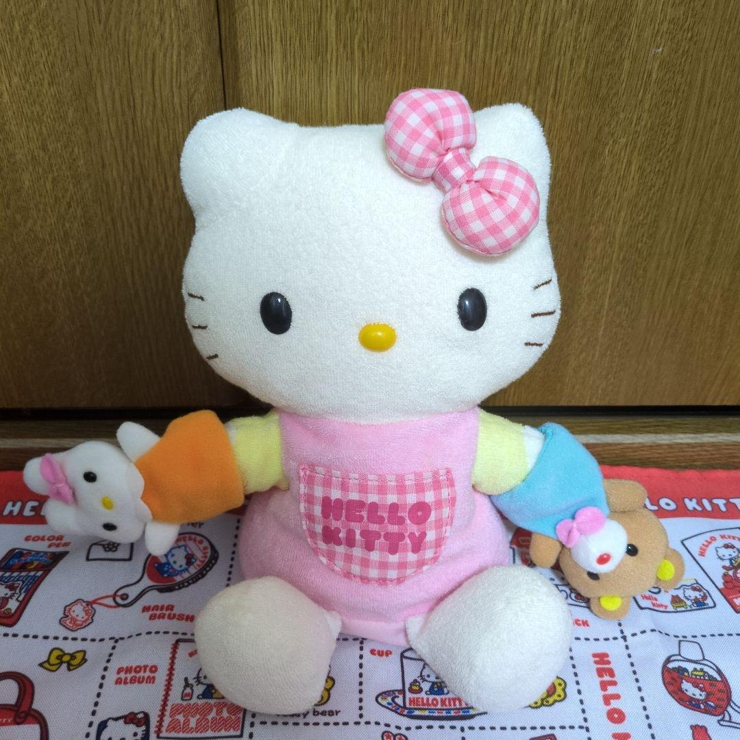 【希少レア】ハローキティ ・ハンドパペット・ぬいぐるみ