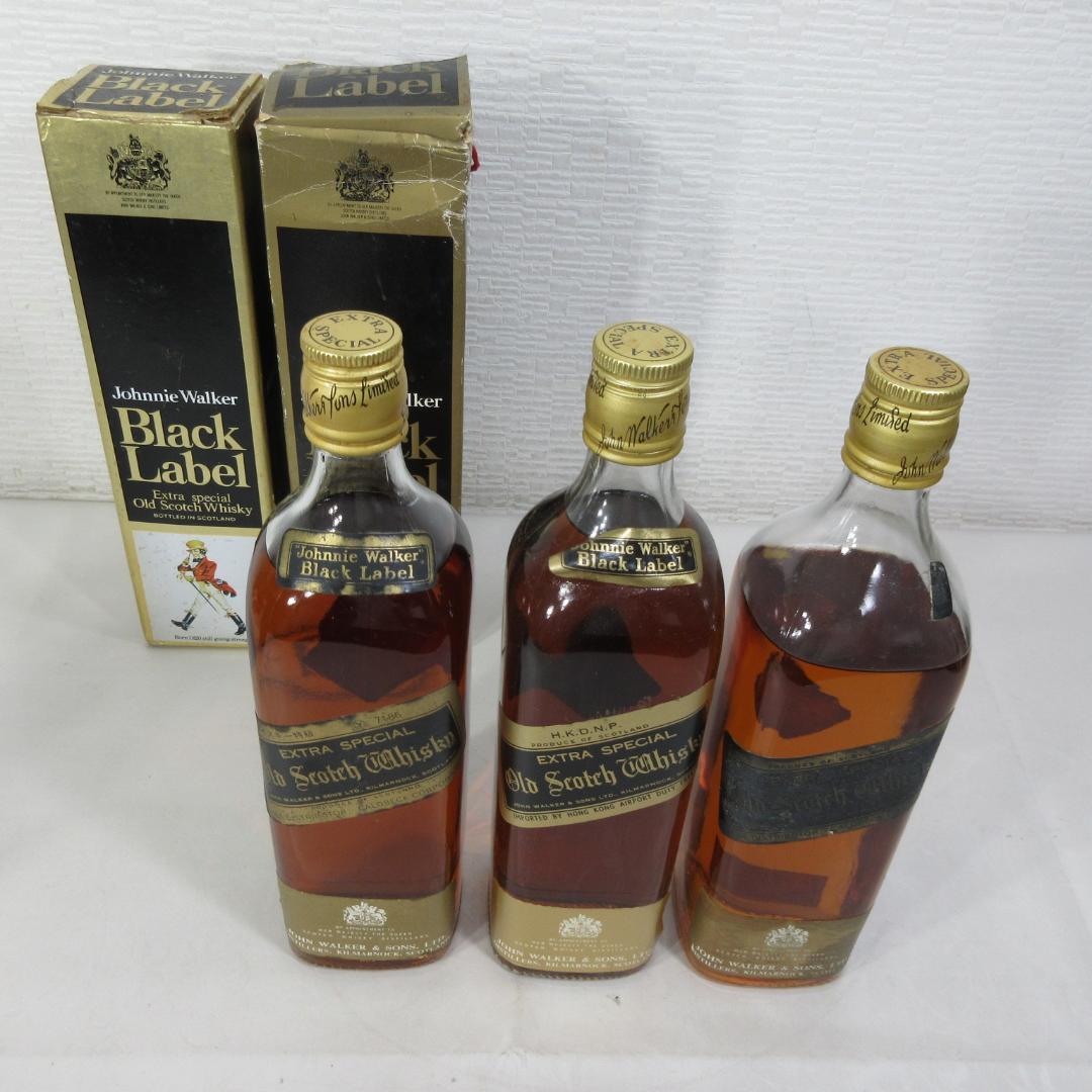 Johnnie Walker Black Label 750ml,43% 3本