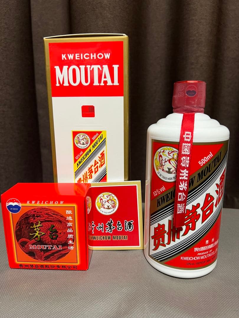 【新品】貴州茅台酒マオタイ酒 天女ラベル中国酒540ml 53% 未開栓 箱付き