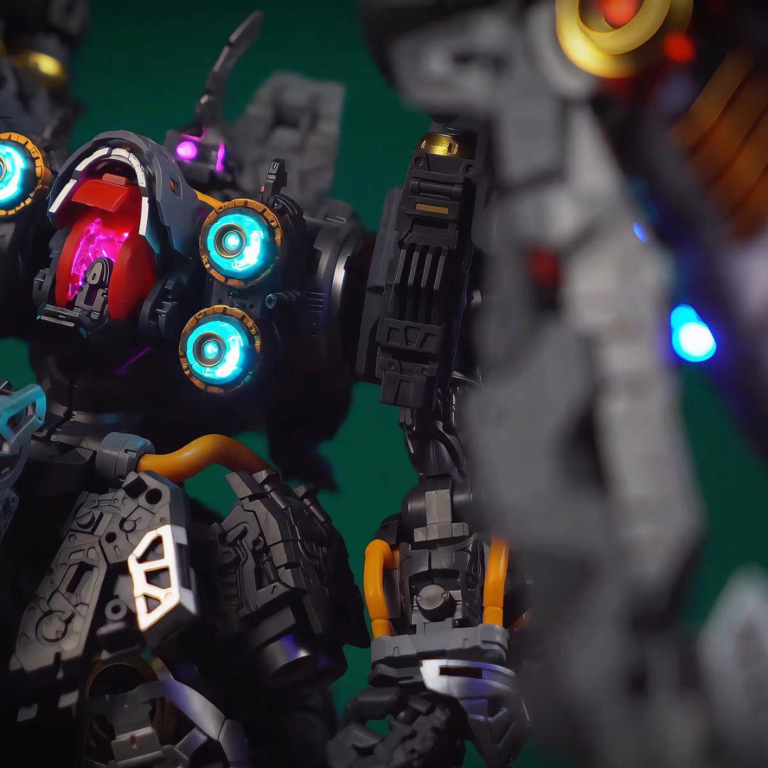 海外版 MGEX クシャトリア オシリス・エリアル アクシズ社 電飾パーツ付属有