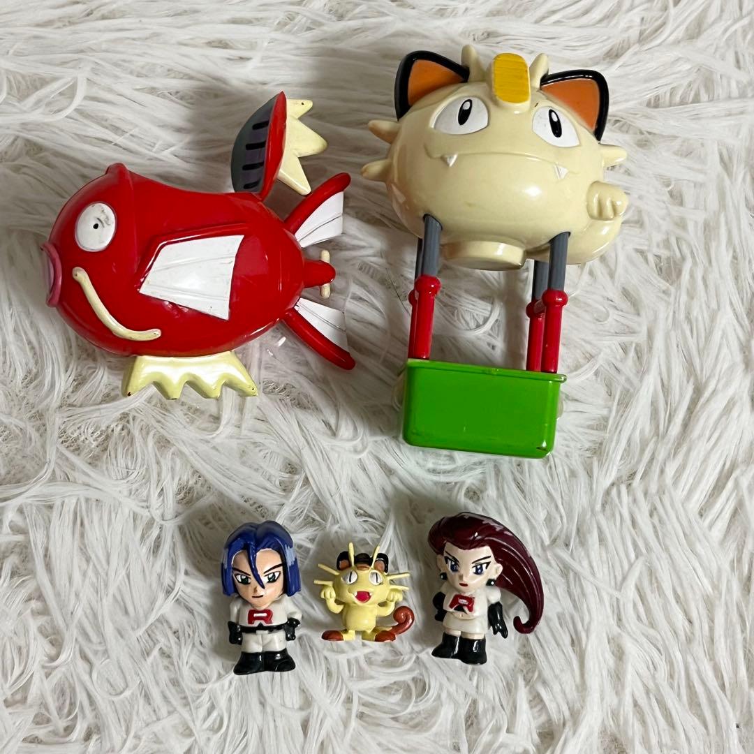 ちびポケハウス　ロケット団　のりものセット　ムサシ　コジロウ　ニャース　ポケモン