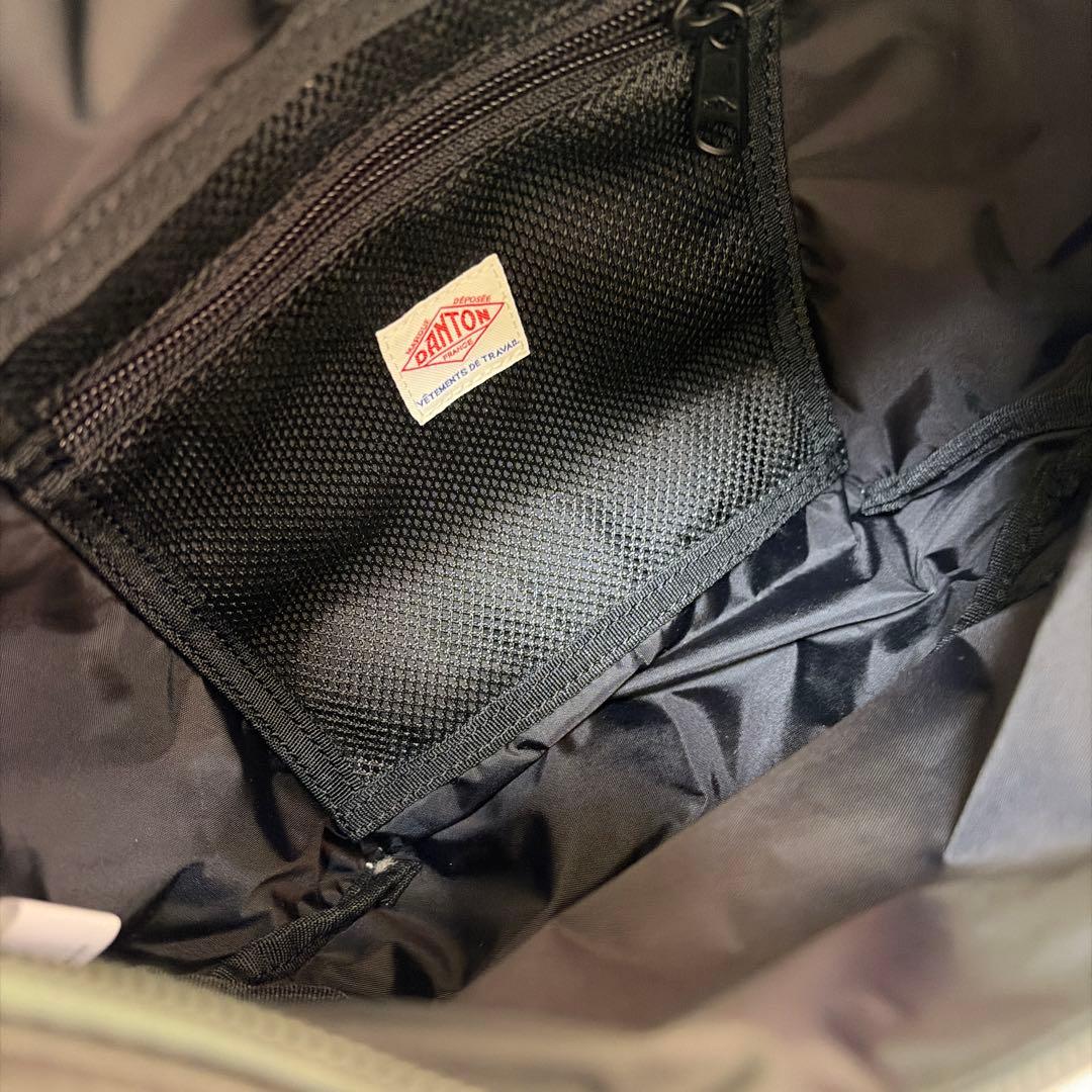 DANTON ダントン ポリエステルタフタ スリングバッグ ブラック