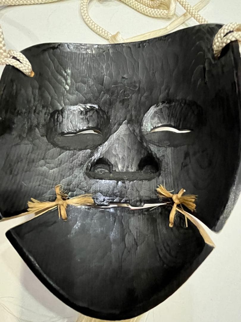 能面　箱付き　在名有り