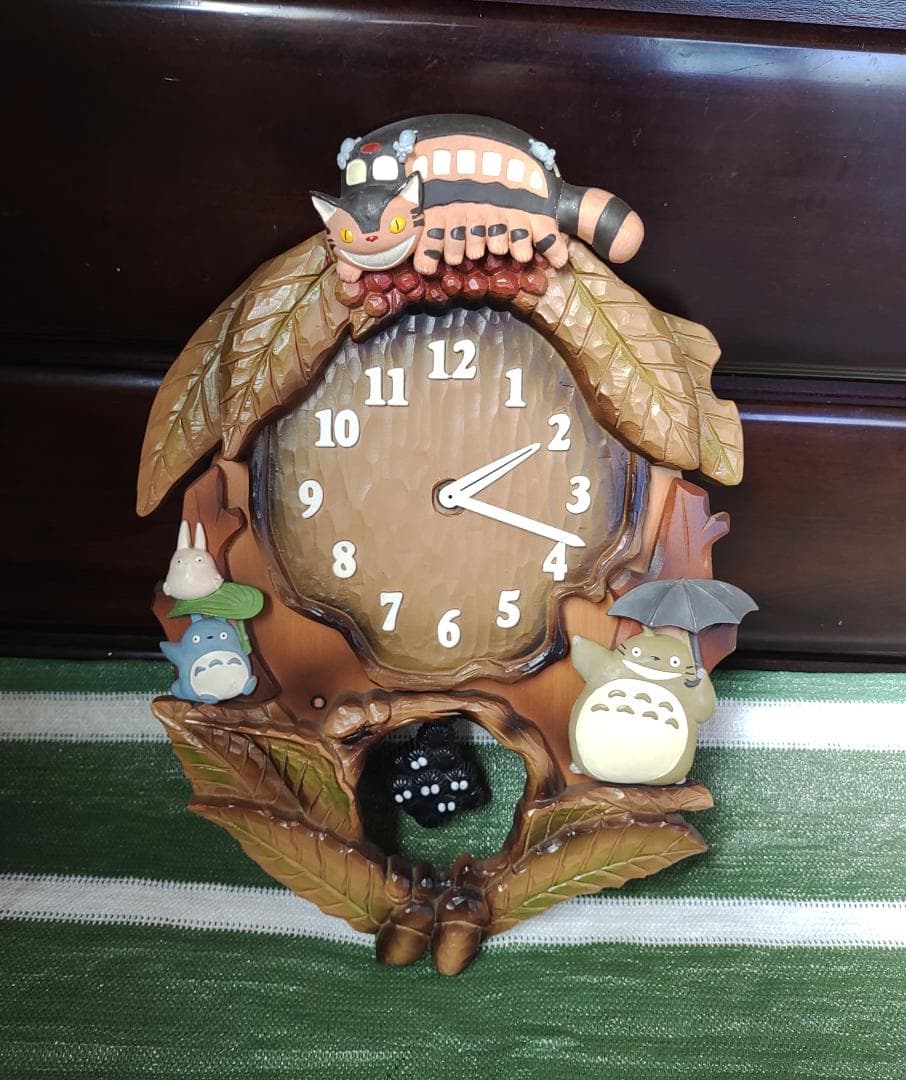 となりのトトロ　振り子　掛け時計　故障品