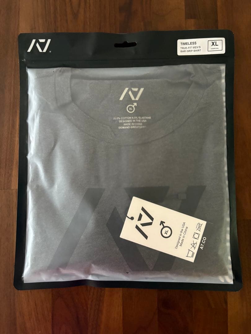 A7グリップTシャツ　グレー