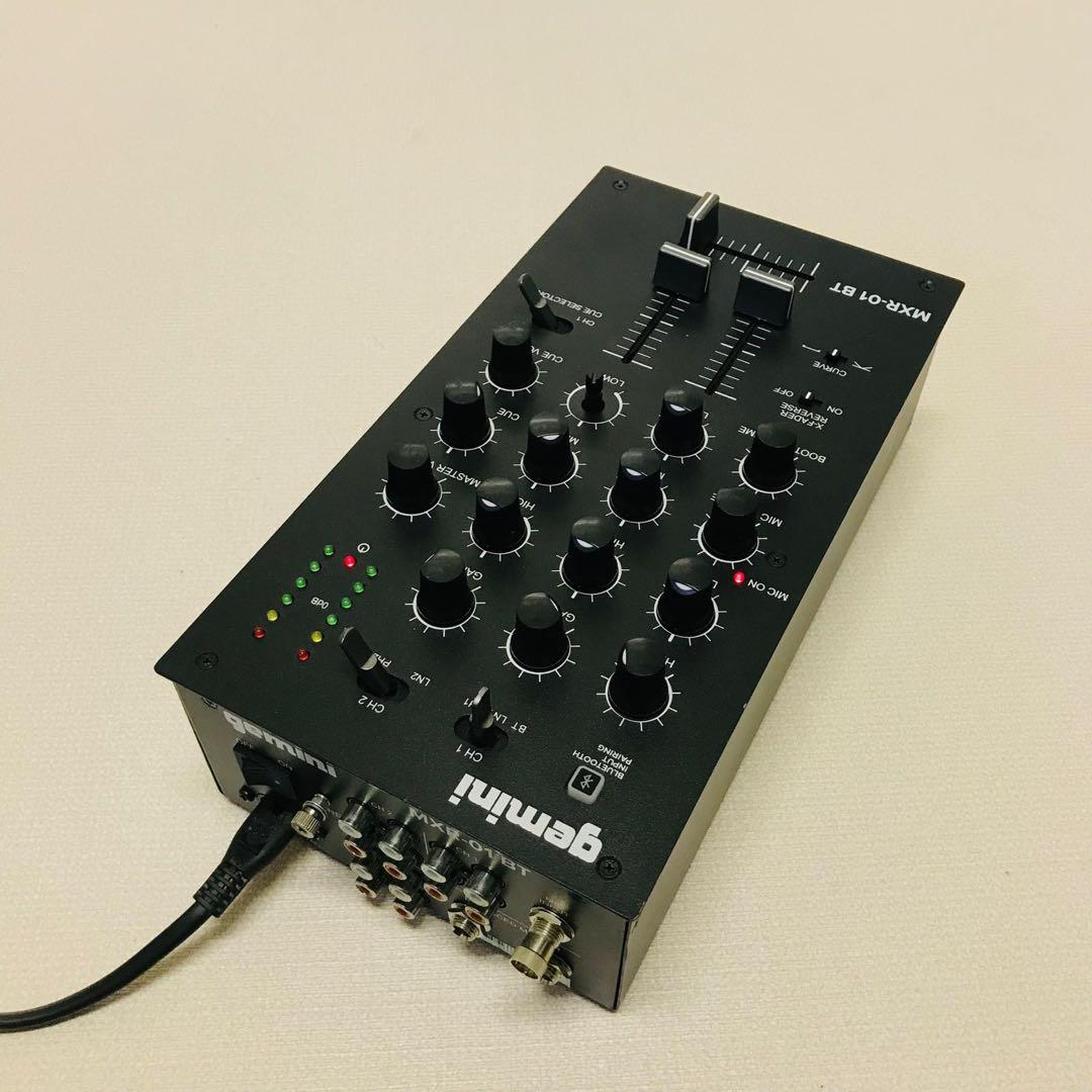 【美品・初心者にも最適】gemini MXR-01 BT DJミキサー