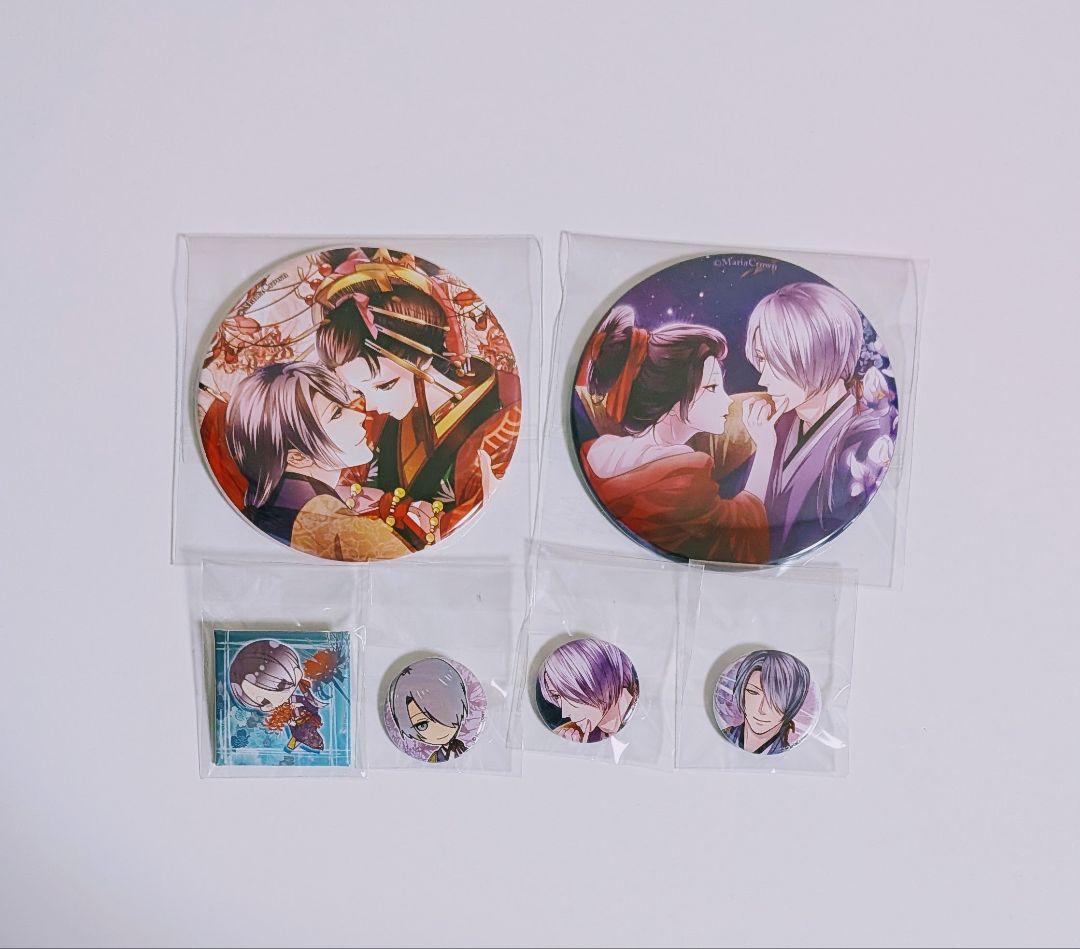 吉原彼岸花 缶バッジ 時雨