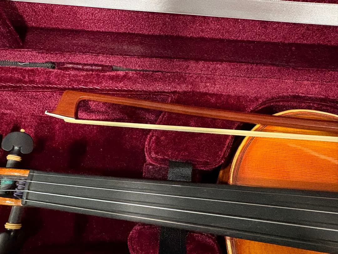 バイオリン ノーラベル 4/4サイズ 虎杢 一枚板