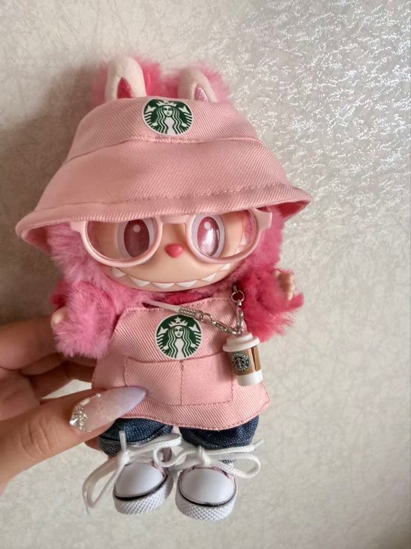 LABUBU LOVE本体&スターバックス 着せ替え服セット