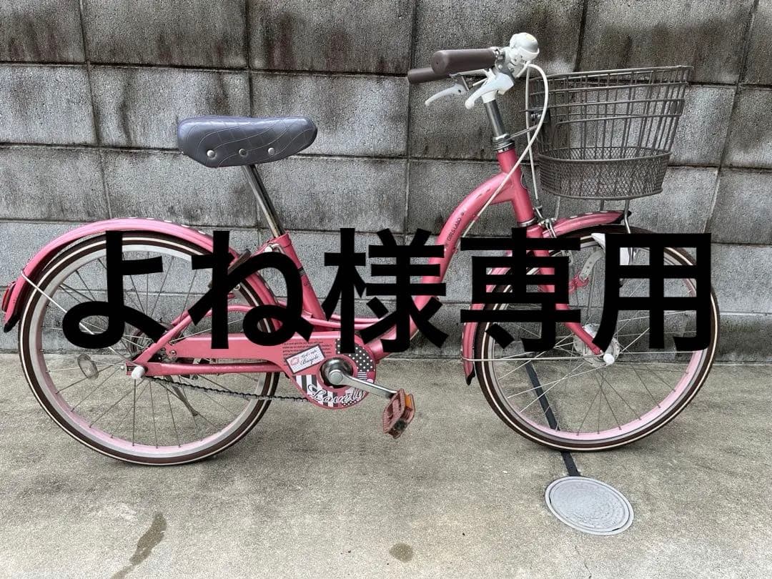 子供用自転車 20インチ ピンク 前バスケット付き