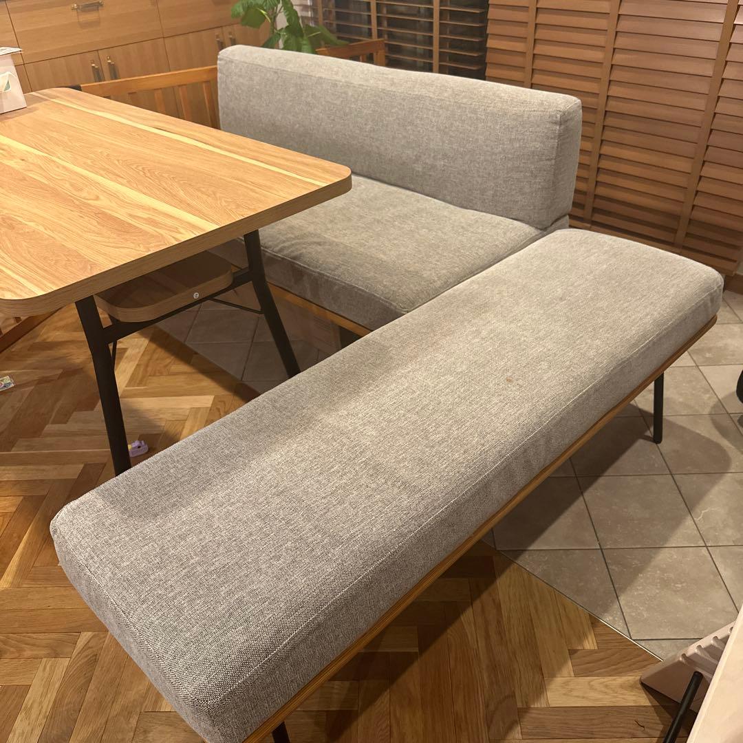 unico FUNEAT グレー　ベンチ