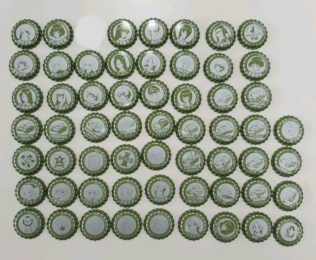 バラ売り可 ガールズ&パンツァー 王冠 59個セット ガルパン