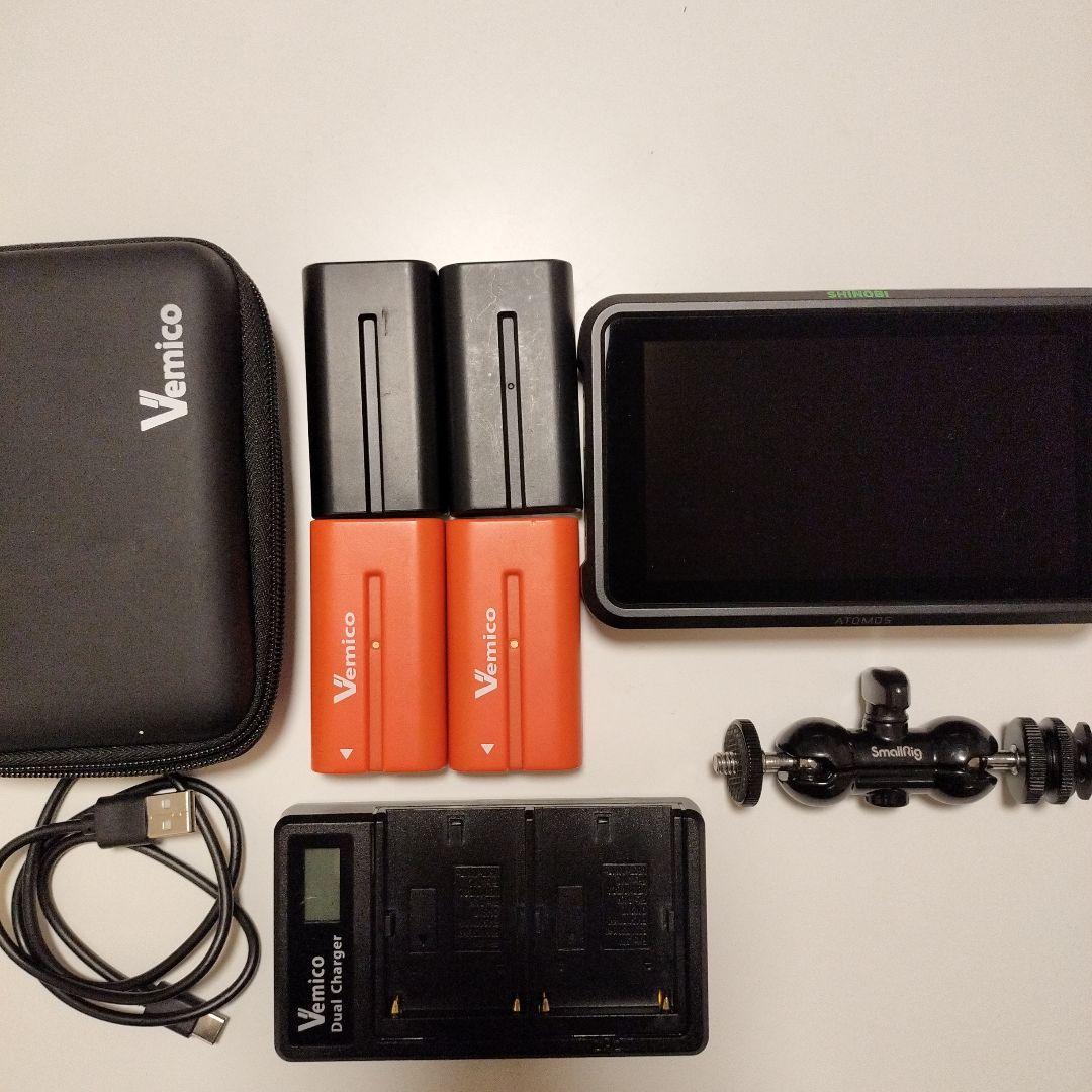 ATOMOS SHINOBI バッテリー4個セット