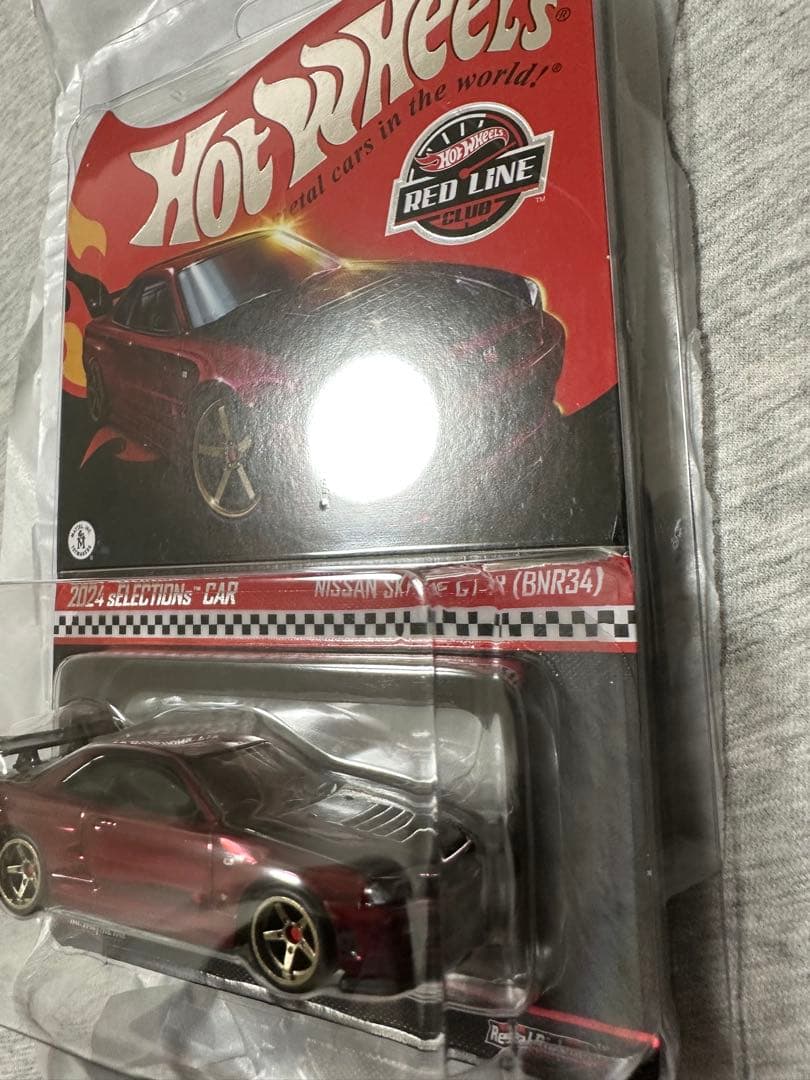 ミニカー Hotwheels Nissan Skyline GT-R (BNR34)