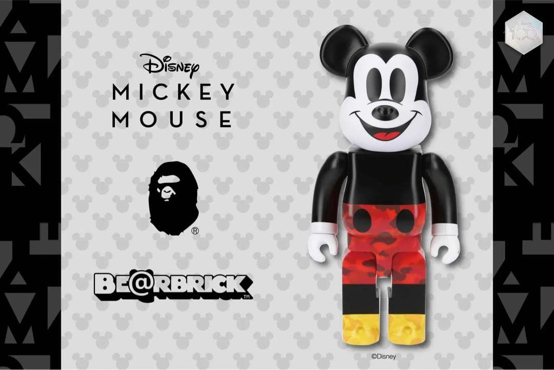 BE@RBRICK BAPE®️MICKEY MOUCE 1000%