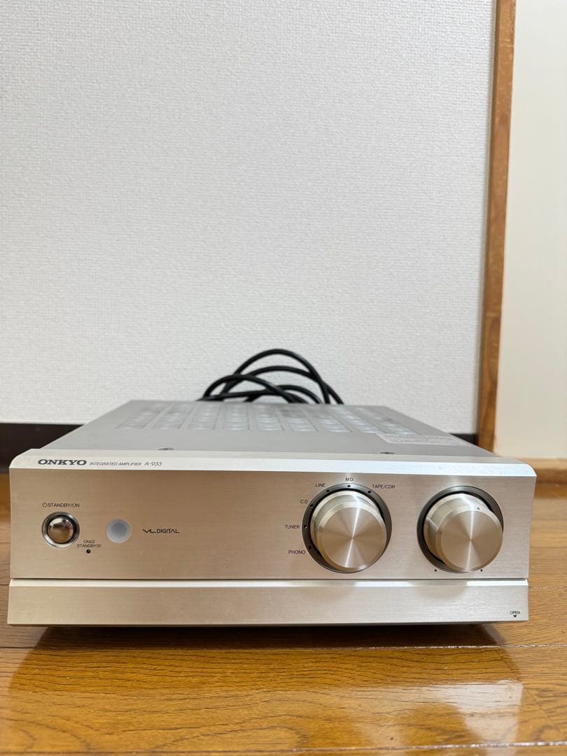 ONKYO A-933 高音質 プリメインアンプ シルバー 美品