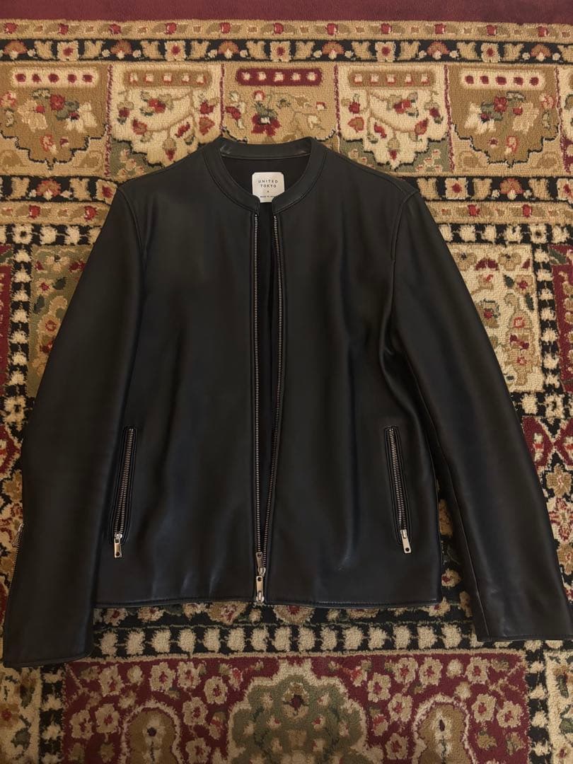 United Tokyo ラムレザー ライダース シングル