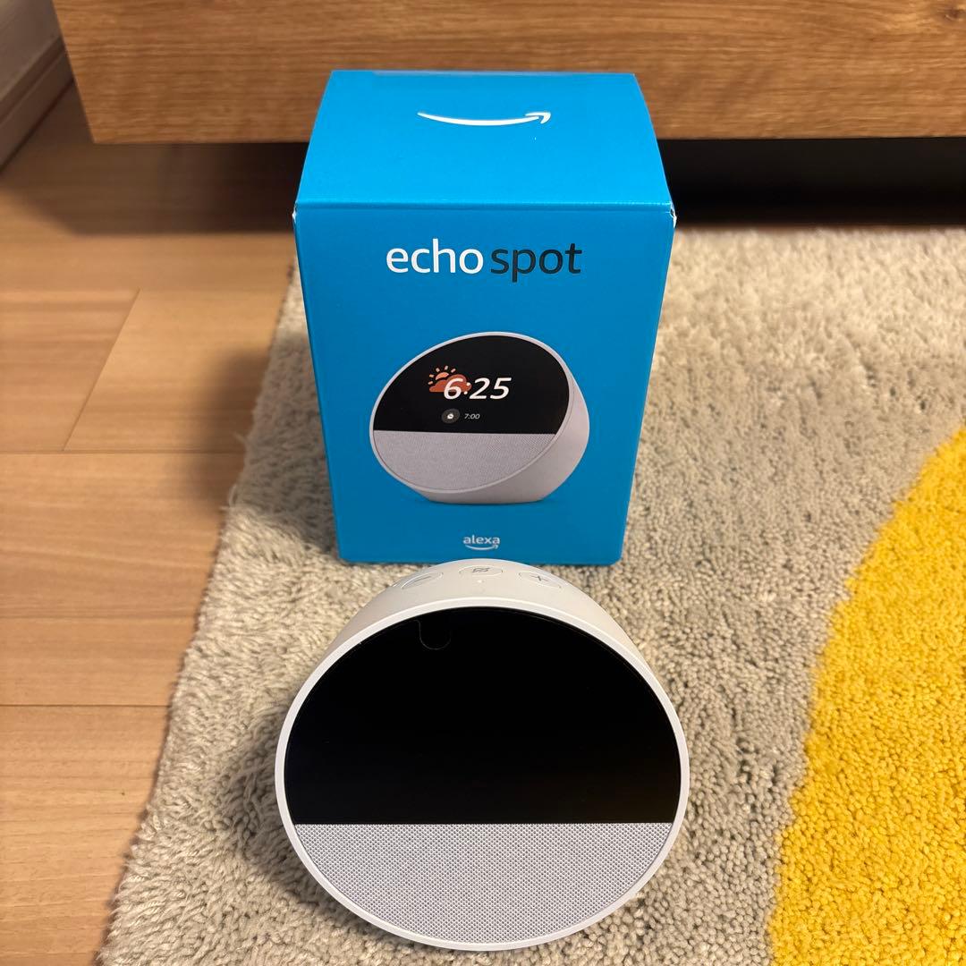 Amazon Echo Spot グレーシャーホワイト
