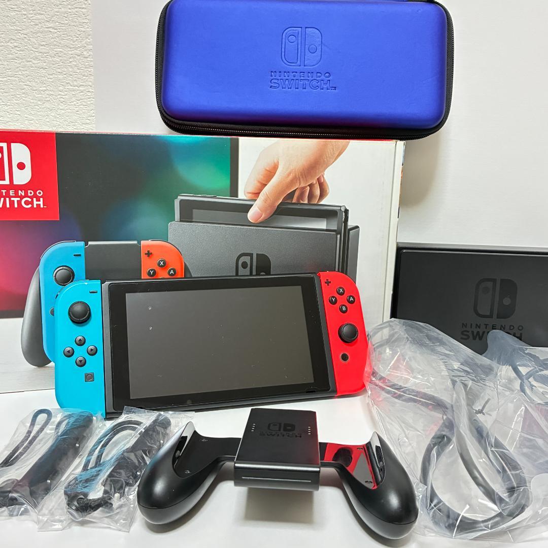 初期化済み Nintendo Switch 初代 本体 青/赤 ジョイコン