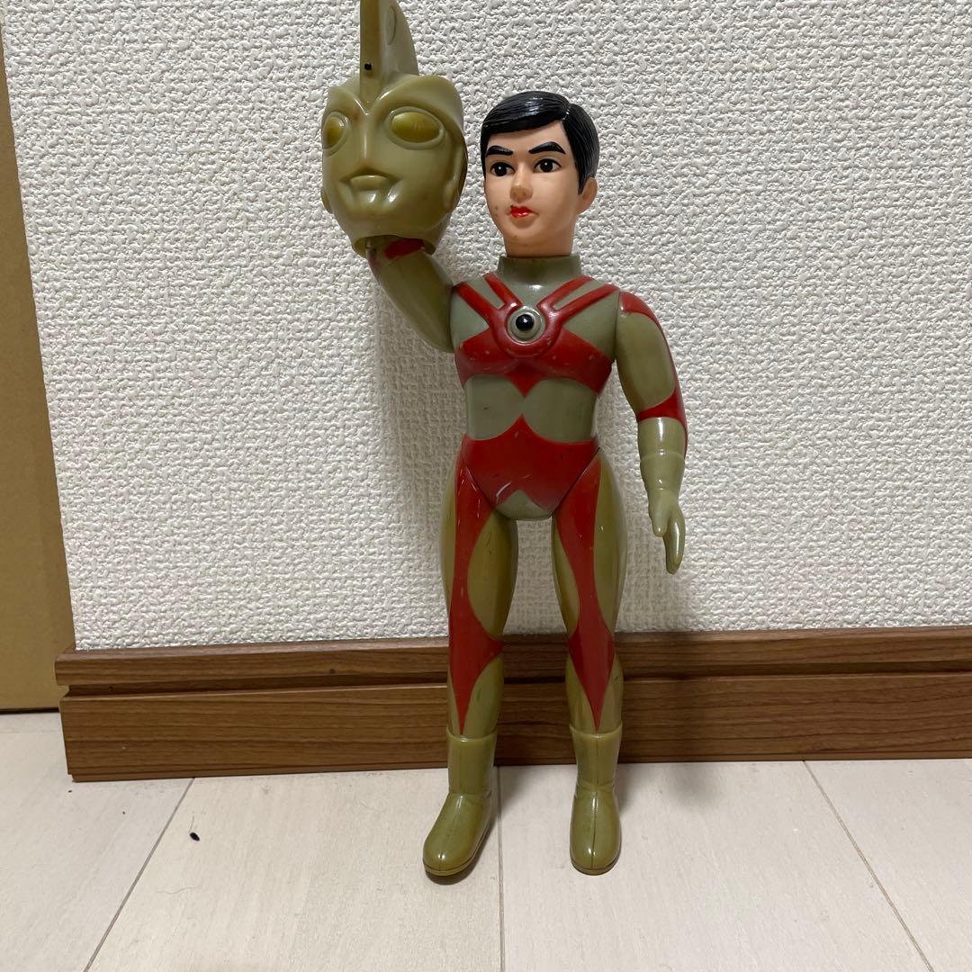 ウルトラマンシリーズ フィギュア マスク付き　大サイズ　当時物　ブルマァク