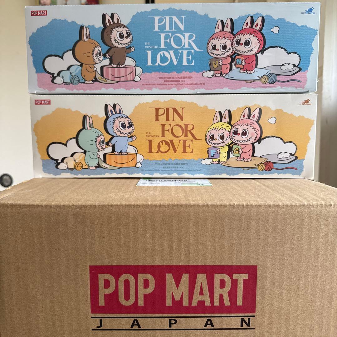 【正規品】ラブブ PIN FOR LOVE アソート 2箱セット イニシャル