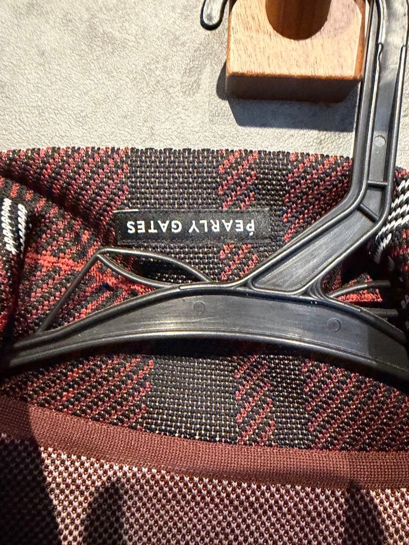 PEARLY GATES チェック柄ワンピース