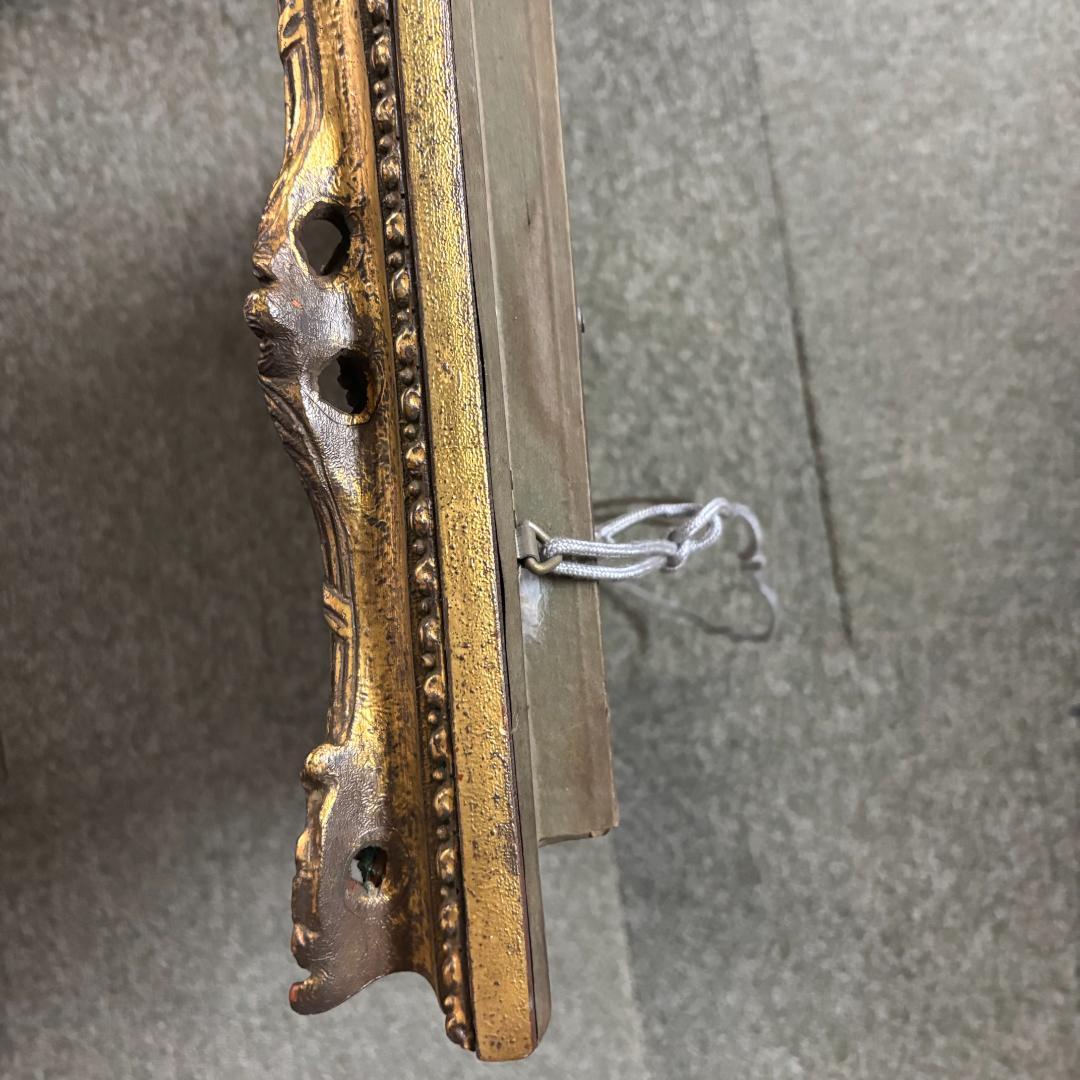 「真作」樋口 善一『戸隠の春』 風景画　油絵　絵画　油彩画　額装