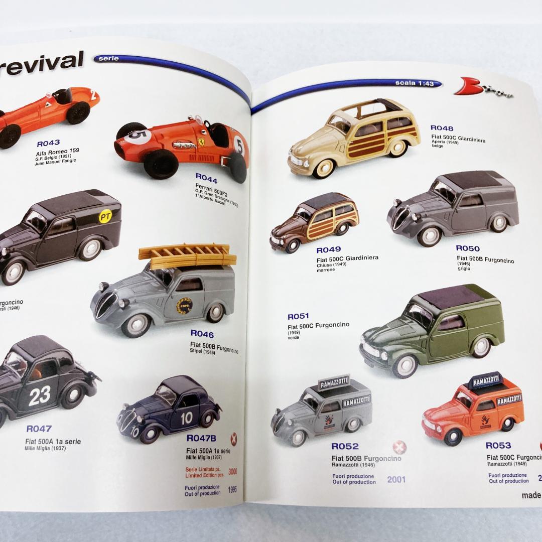 【希少・ミニカーカタログ付き】brumm製　フィアット500D　FIAT500D